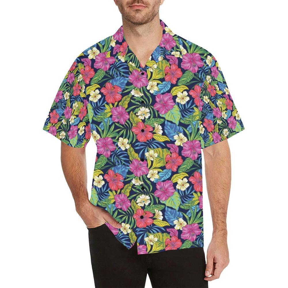 Hibiscus Print Design Hawaiian Shirt