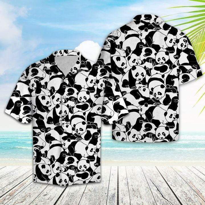 Lovely Panda Hawaiian Aloha Shirts