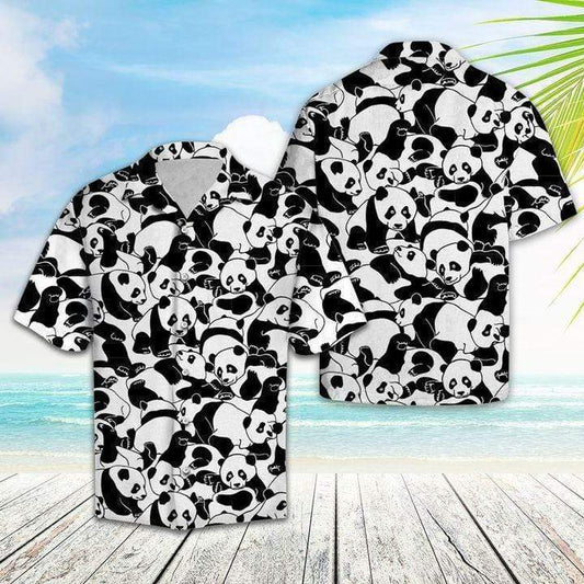 Lovely Panda Hawaiian Aloha Shirts