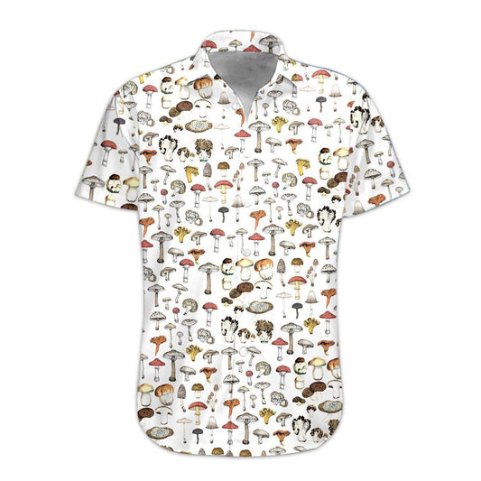  3D Mushroom Hawaii Shirt