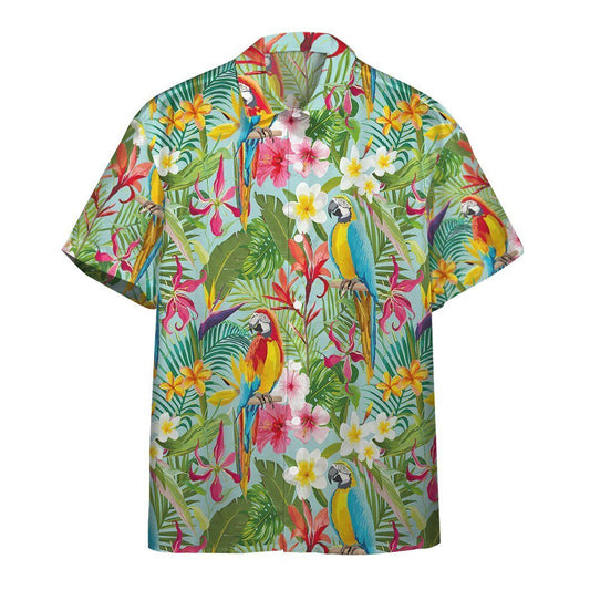 3D Parrot Tropical Hawaii Shirt