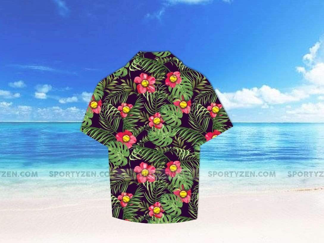 Hibiscus Hawaii Softball Shirt