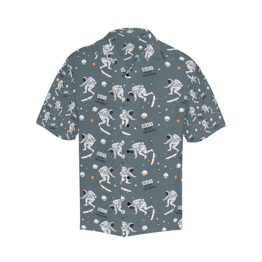 Skateboard Print Design Hawaiian Shirt