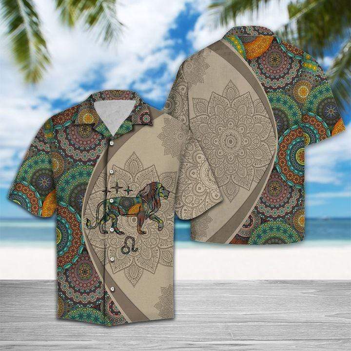 Amazing Leo Horoscope Mandala Unisex Hawaiian Shirts #DH