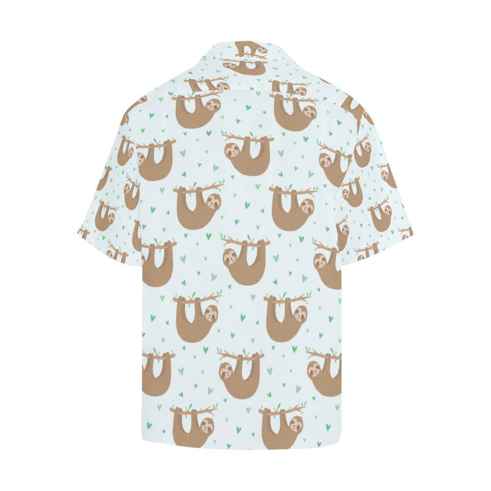 Sloth Print Design Hawaiian Shirt