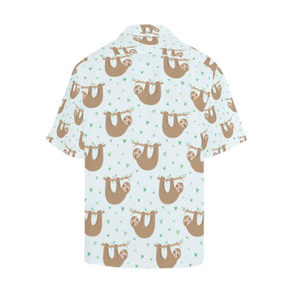 Sloth Print Design Hawaiian Shirt