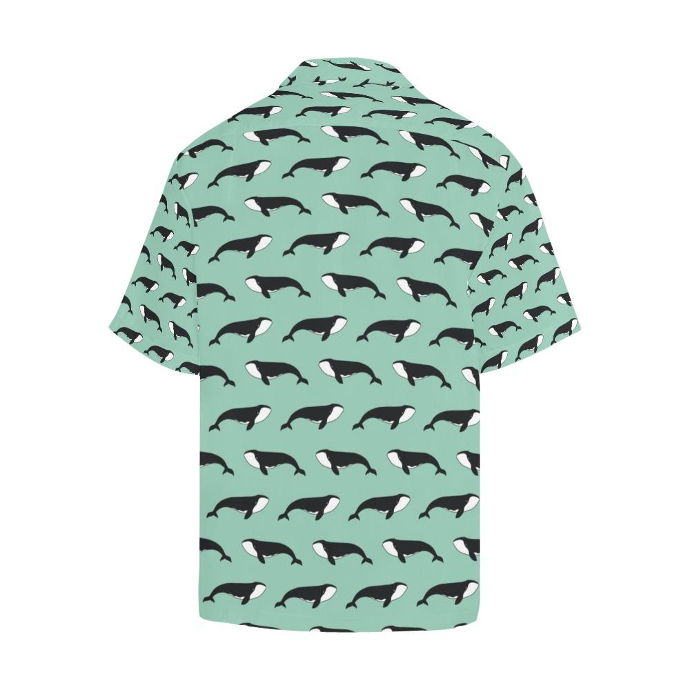 Whale Print Design Hawaiian Shirt