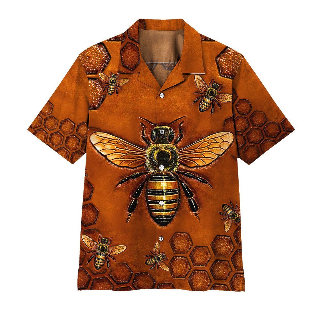  3D Bee Hawaii Shirt