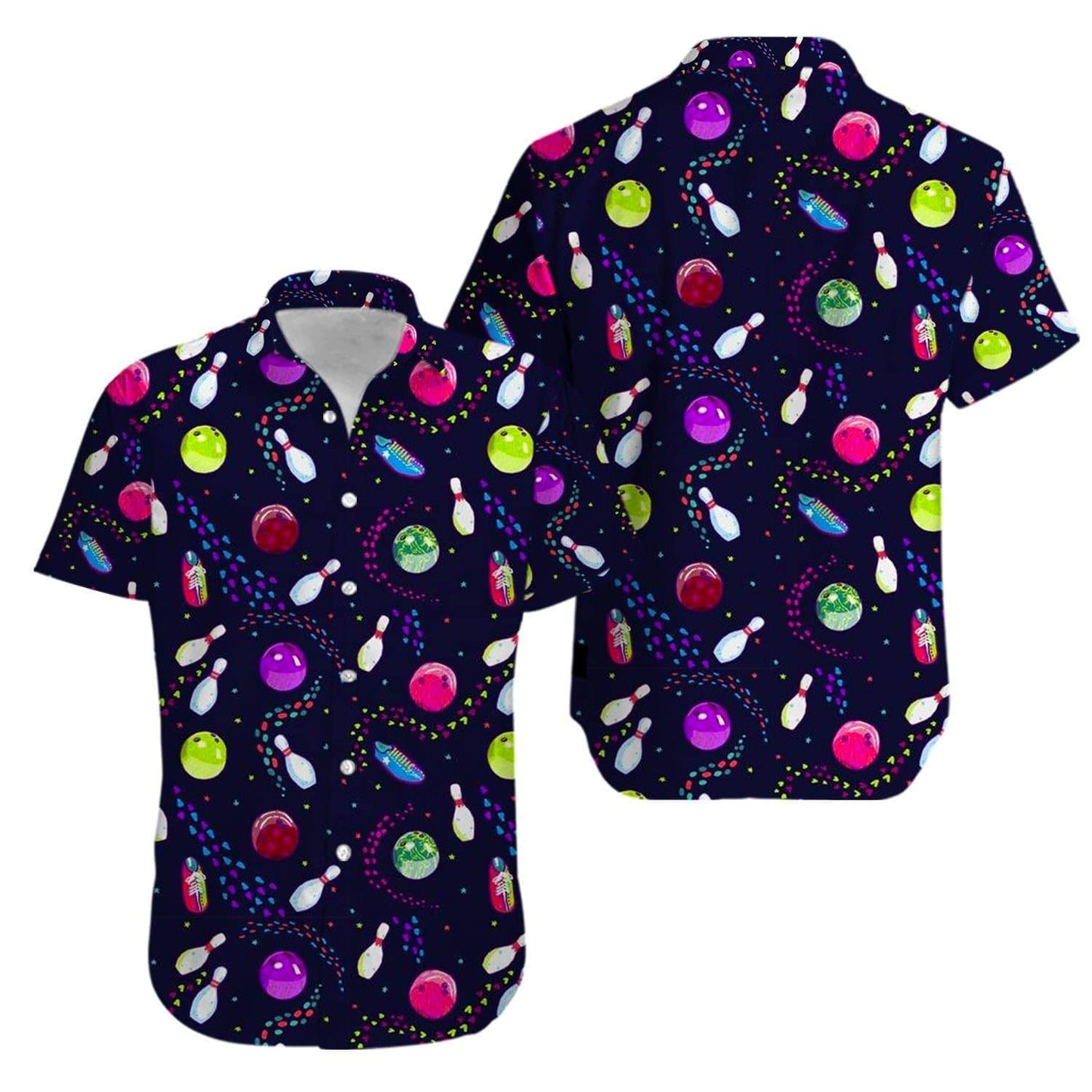 Bowling Galaxy Hawaiian Aloha Shirts #V