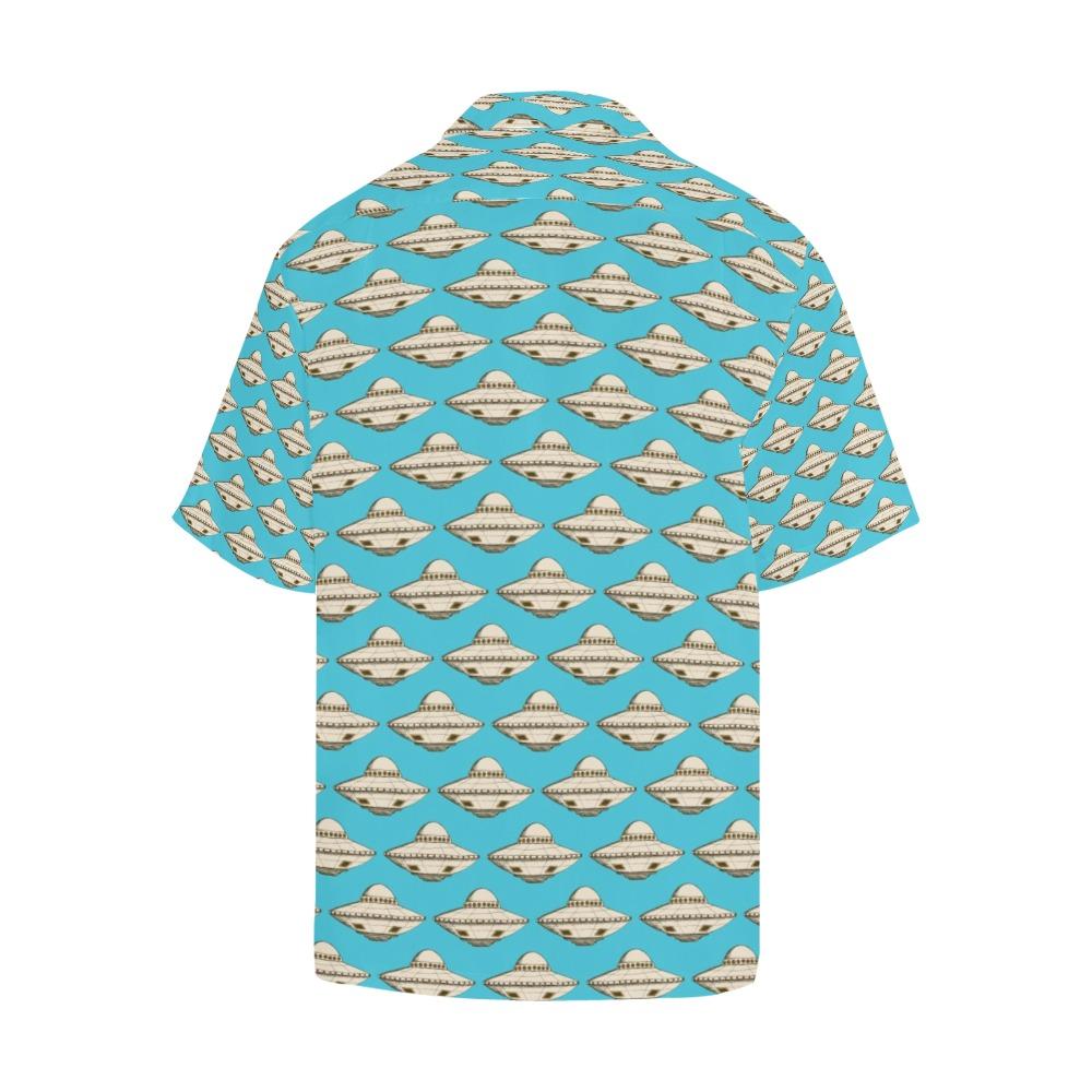 Ufo Print Design Hawaiian Shirt