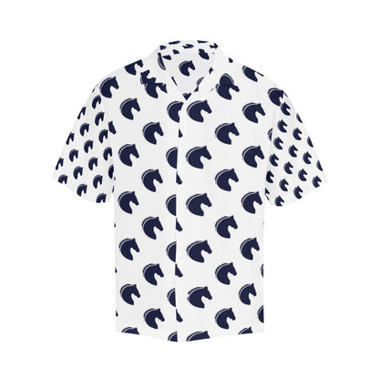 Horse Head Print Design Hawaiian Shirt