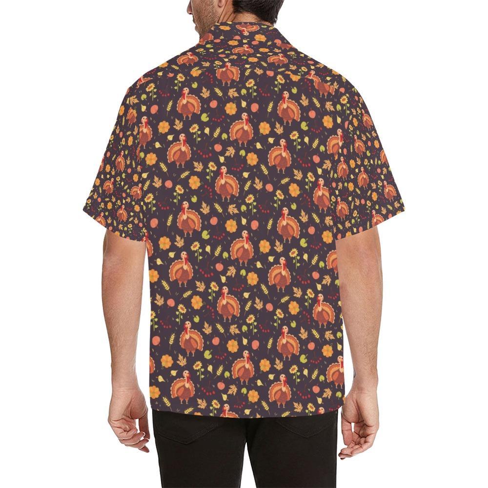 Thanksgiving Print Design Hawaiian Shirt