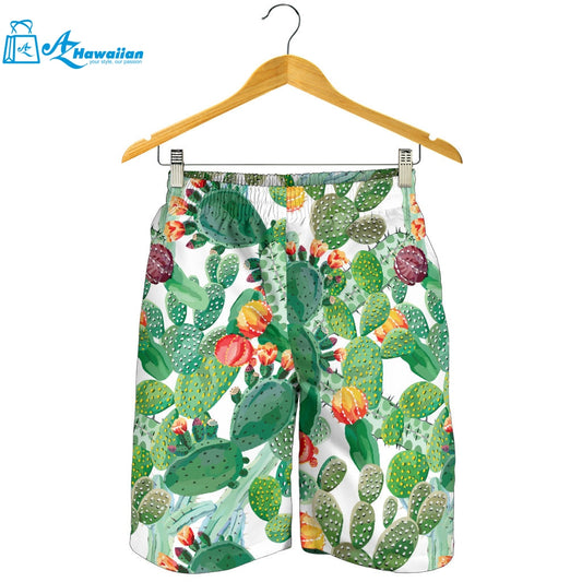 Cactus Design Pattern Copy Men Shorts