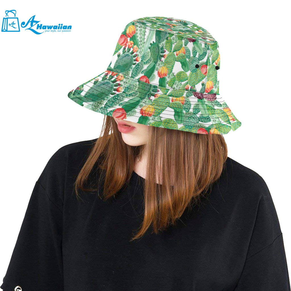 Cactus design pattern copy Unisex Bucket Hat