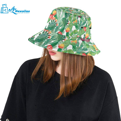 Cactus design pattern copy Unisex Bucket Hat