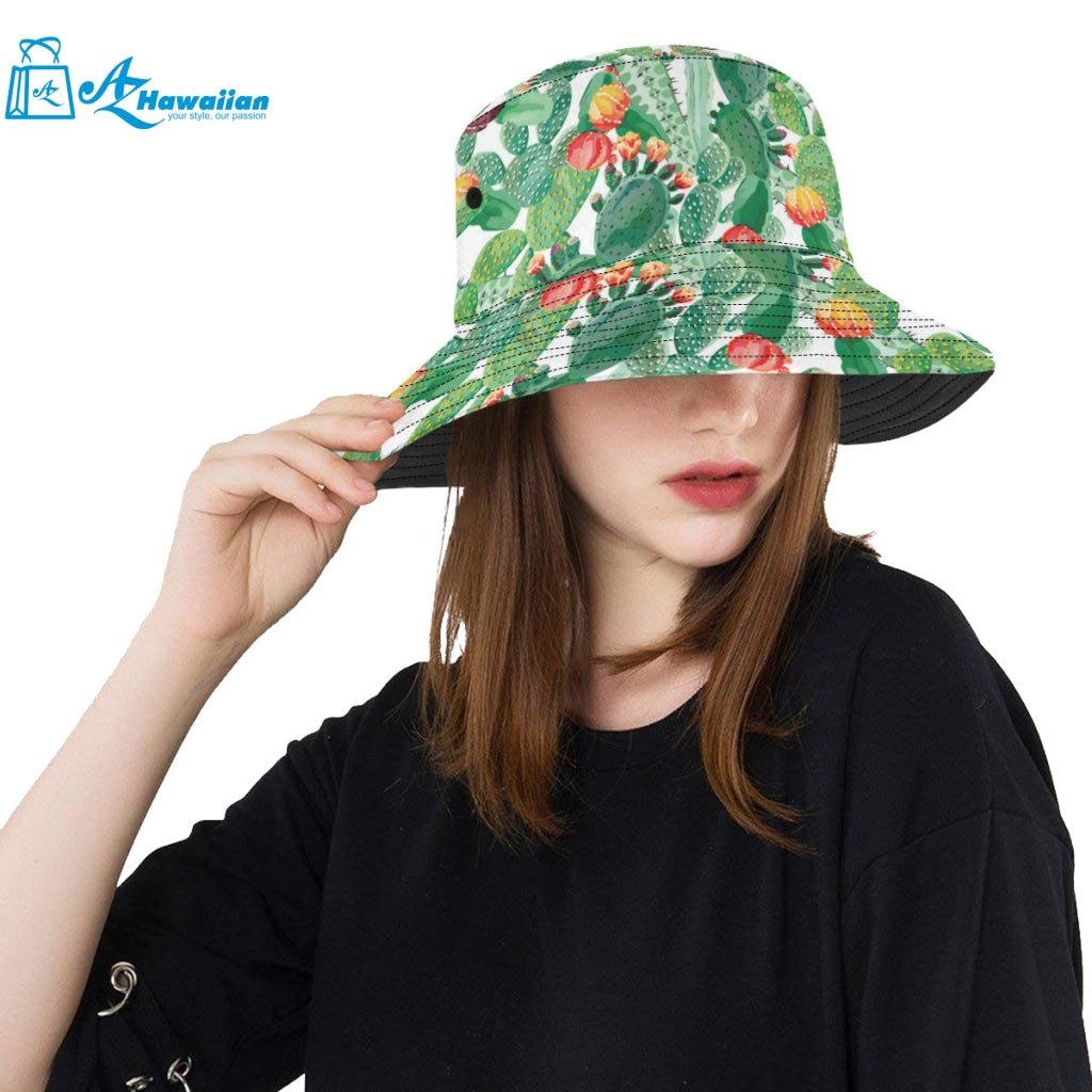 Cactus design pattern copy Unisex Bucket Hat