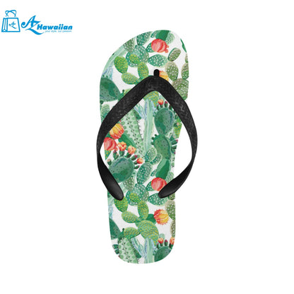 Cactus design pattern copy Unisex Flip Flops