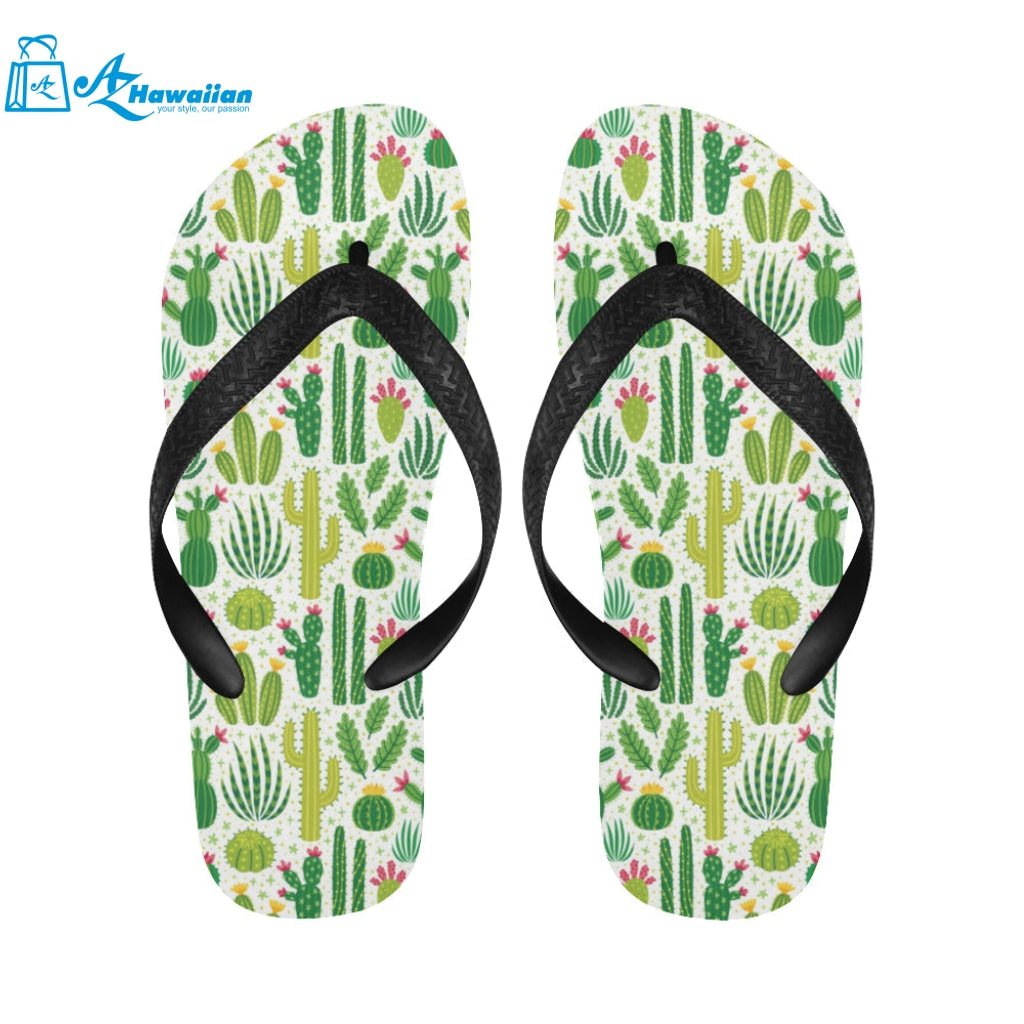 Cactus pattern copy Unisex Flip Flops