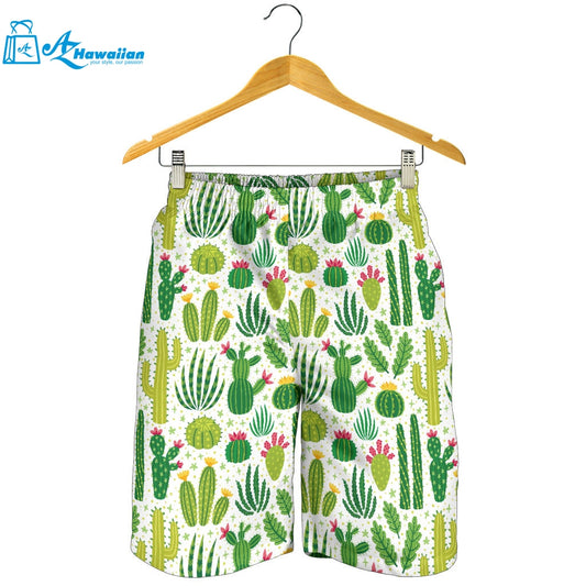 Cactus Pattern Men Shorts