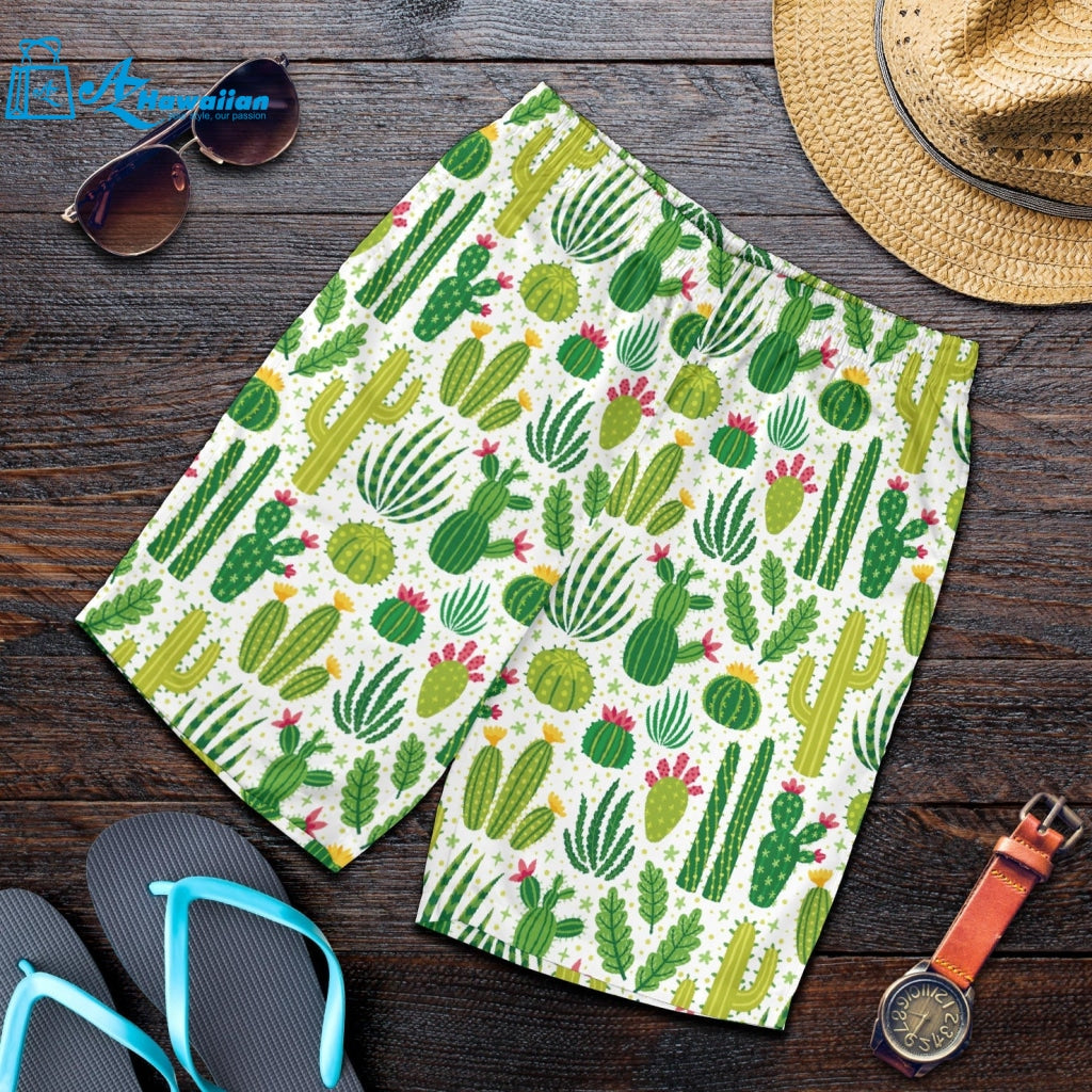 Cactus Pattern Men Shorts