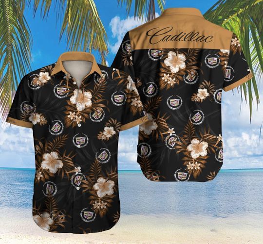 Cadillac Hawaii Graphic Print Short Sleeve 