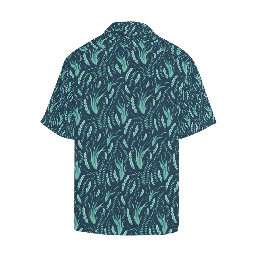 Seaweed Print Design Hawaiian Shirt