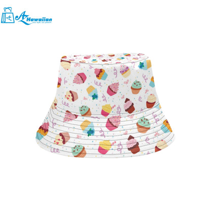 Cake cupcake design pattern Unisex Bucket Hat