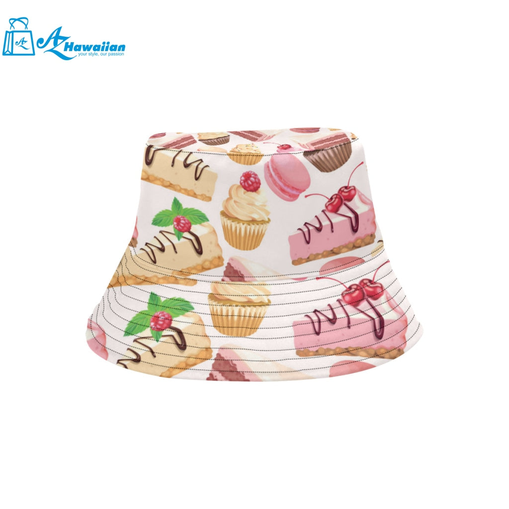 Cake cupcake sweets pattern Unisex Bucket Hat