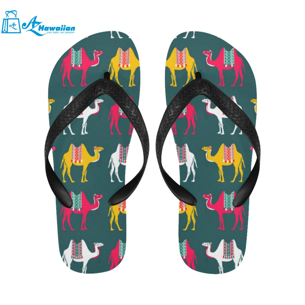 Camel pattern Unisex Flip Flops