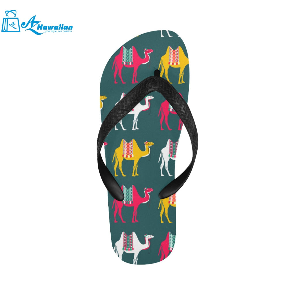 Camel pattern Unisex Flip Flops