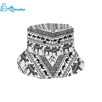 Camel polynesian tribal pattern Unisex Bucket Hat