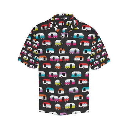Camper Caravan Pattern Hawaiian Shirt