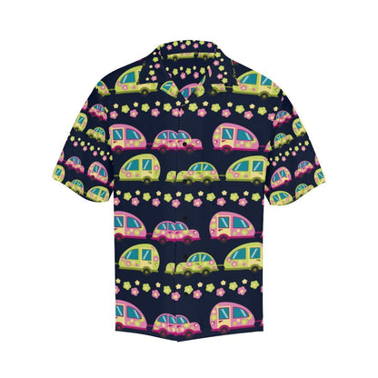 Camper Cute Camping Design No 3 Print Hawaiian Shirt