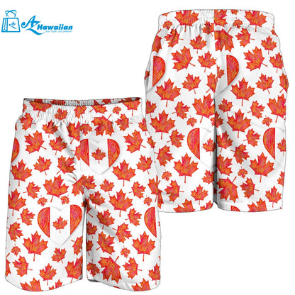 Canada Pattern Print Design 02 Men Shorts