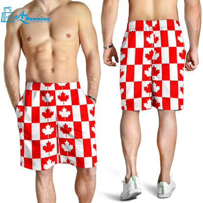 Canada Pattern Print Design 05 Men Shorts