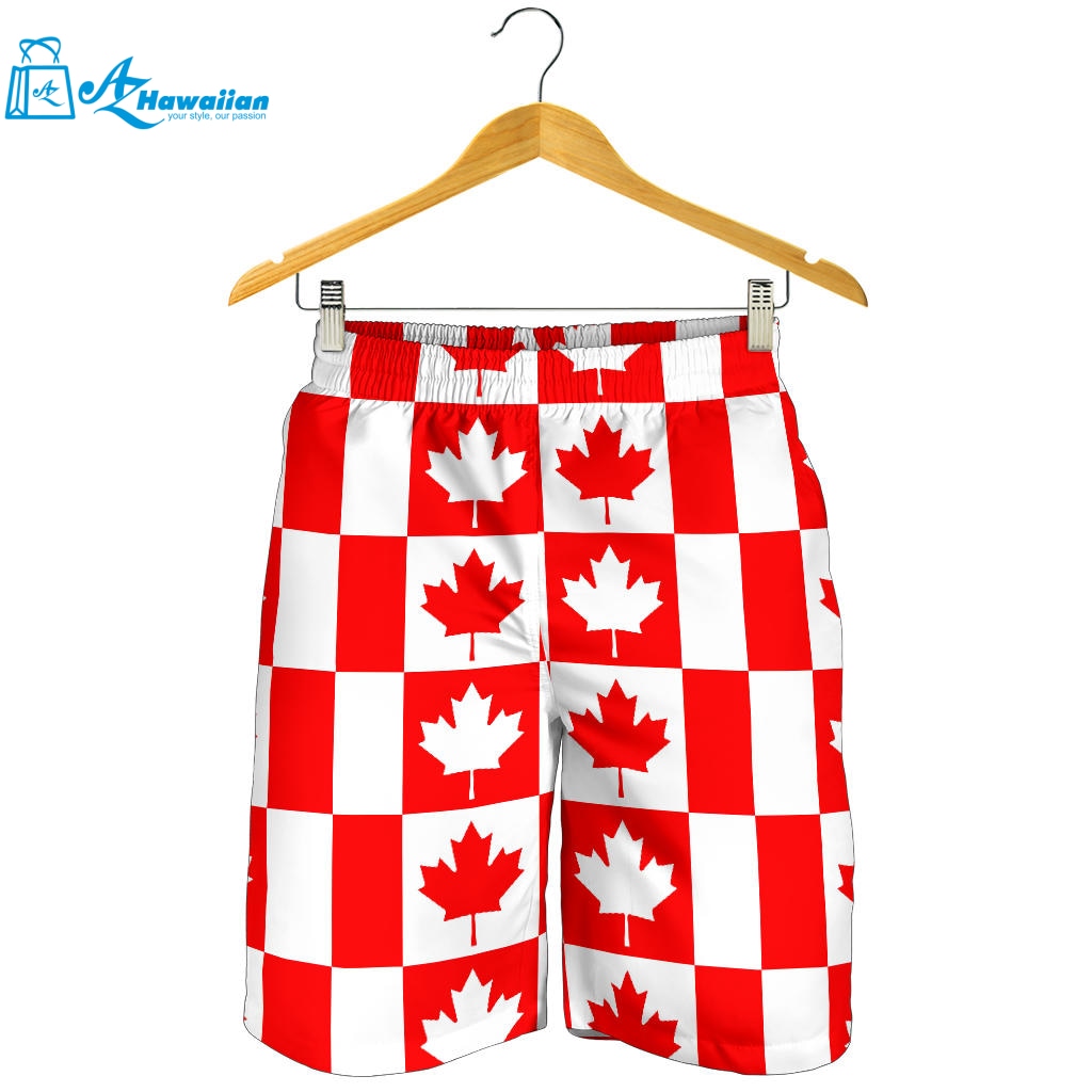 Canada Pattern Print Design 05 Men Shorts