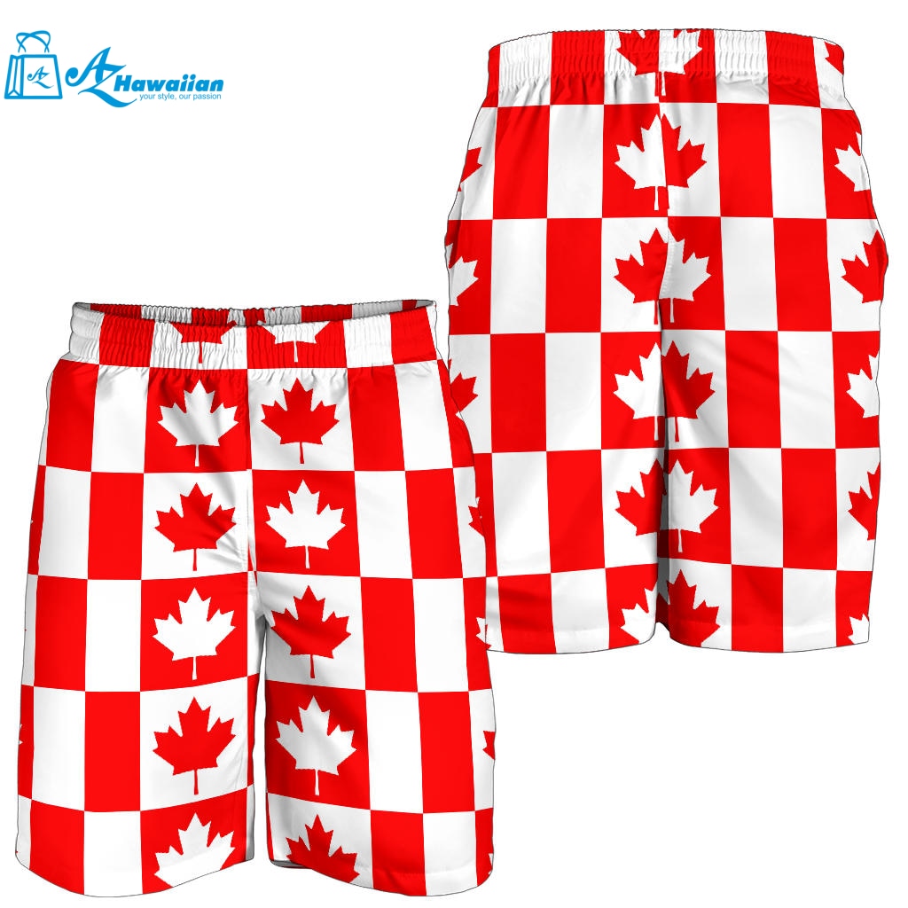 Canada Pattern Print Design 05 Men Shorts