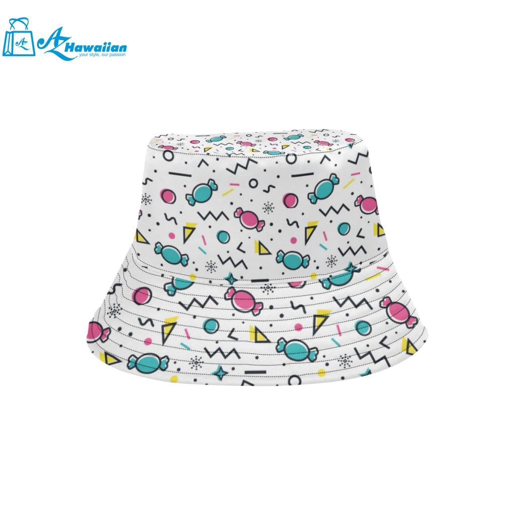 Candy design pattern Unisex Bucket Hat