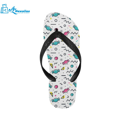 Candy design pattern Unisex Flip Flops