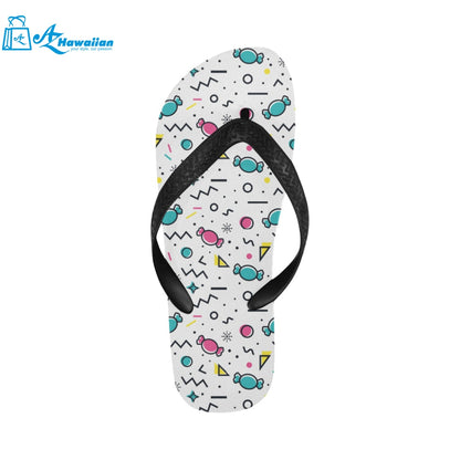 Candy design pattern Unisex Flip Flops