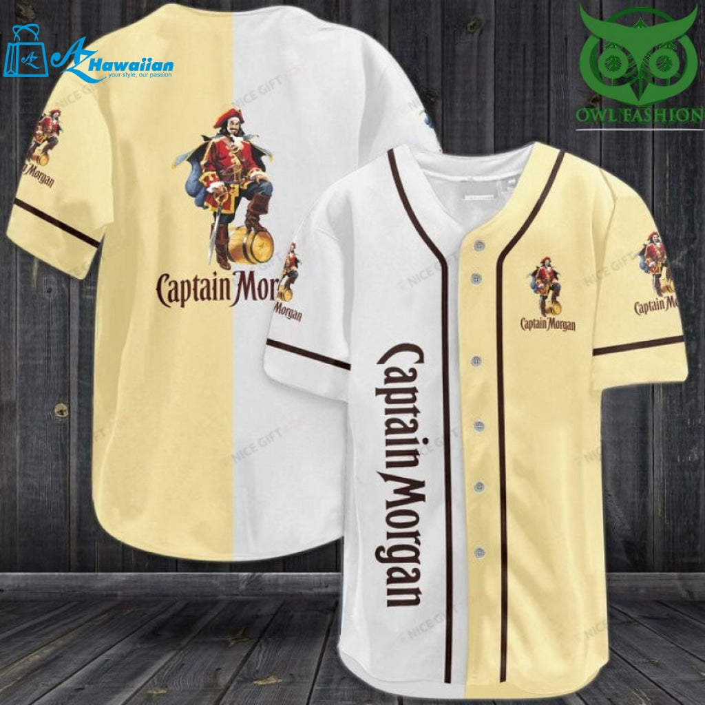 Captain Morgan Baseball Jersey Shirt