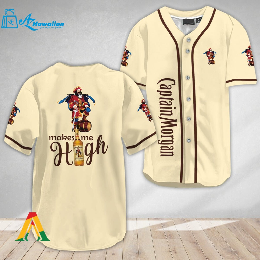 Captain Morgan Make Me High Baseball Jersey