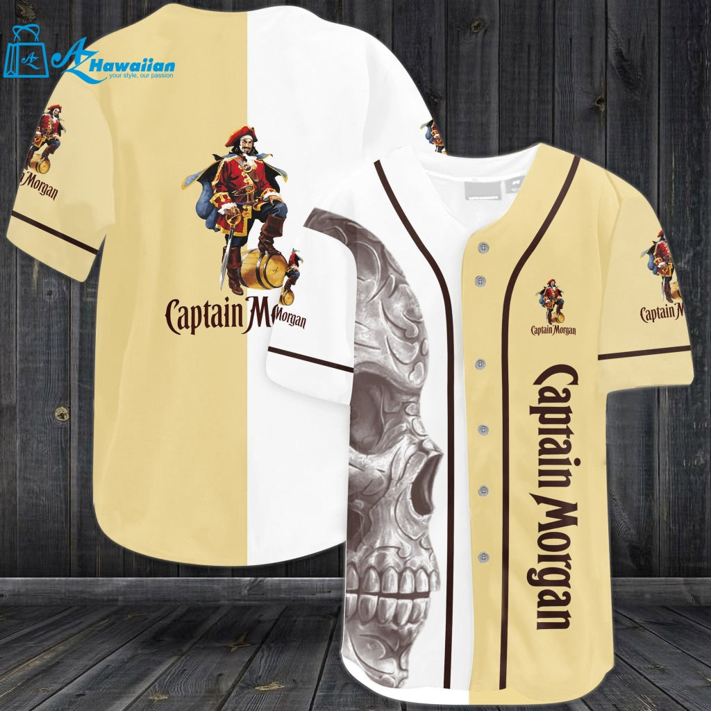 Captain Morgan Skull Baseball Jersey