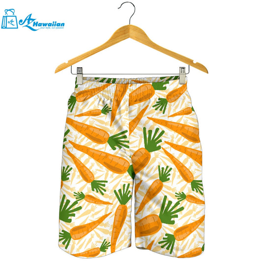 Carrot Pattern Print Design 01 Men Shorts