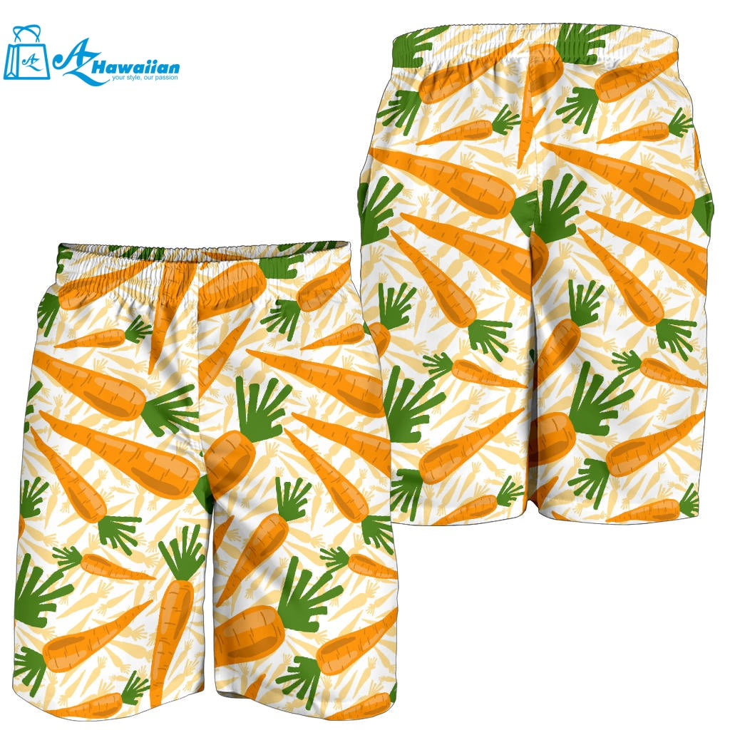 Carrot Pattern Print Design 01 Men Shorts