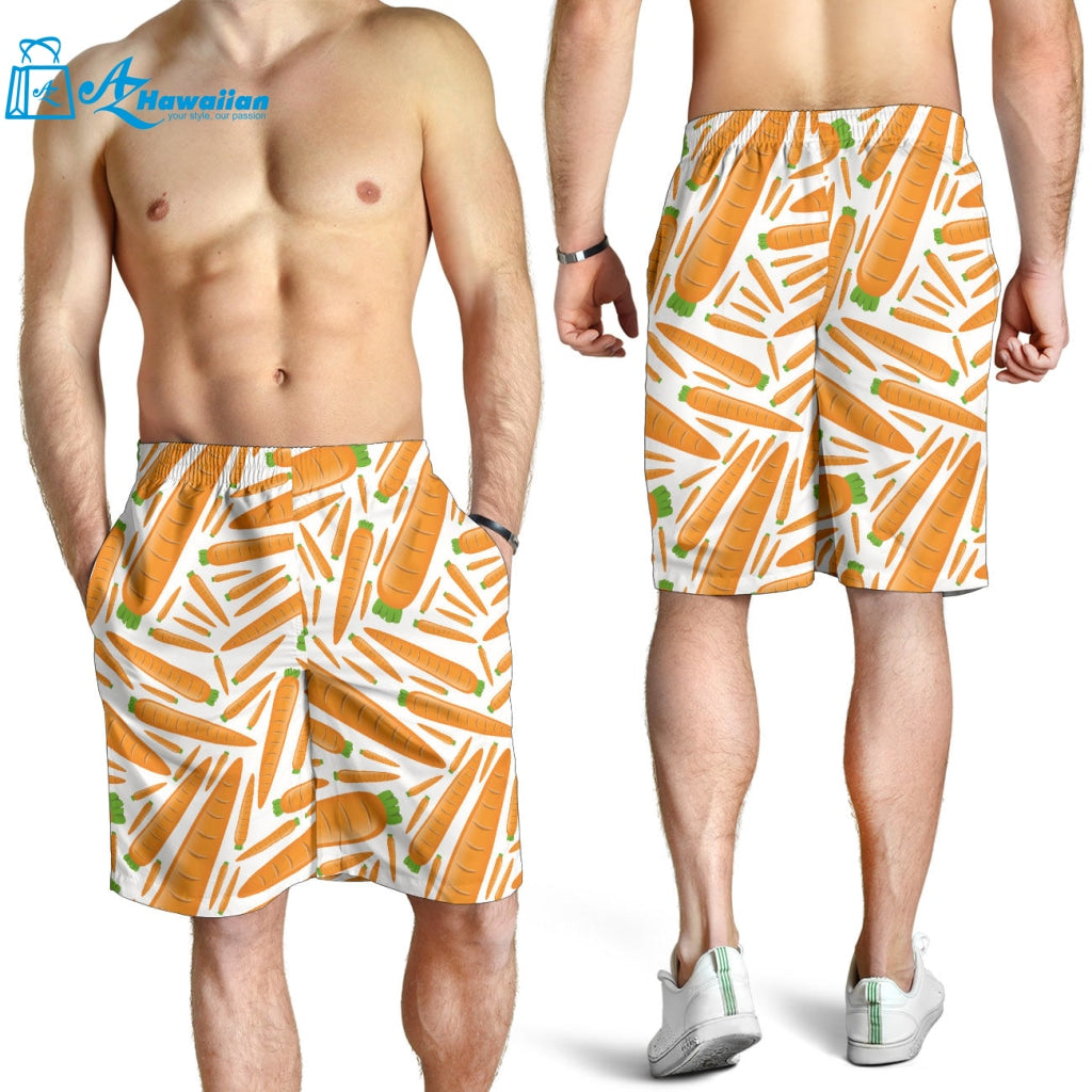 Carrot Pattern Print Design 02 Men Shorts