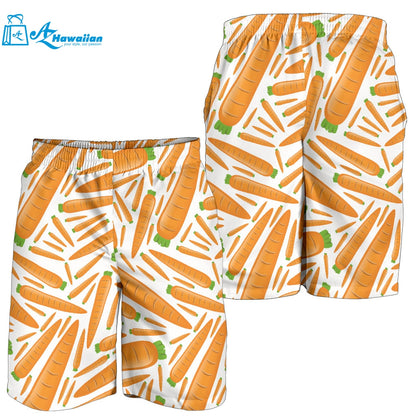 Carrot Pattern Print Design 02 Men Shorts