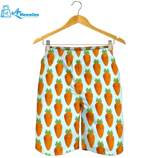 Carrot Pattern Print Design 03 Men Shorts