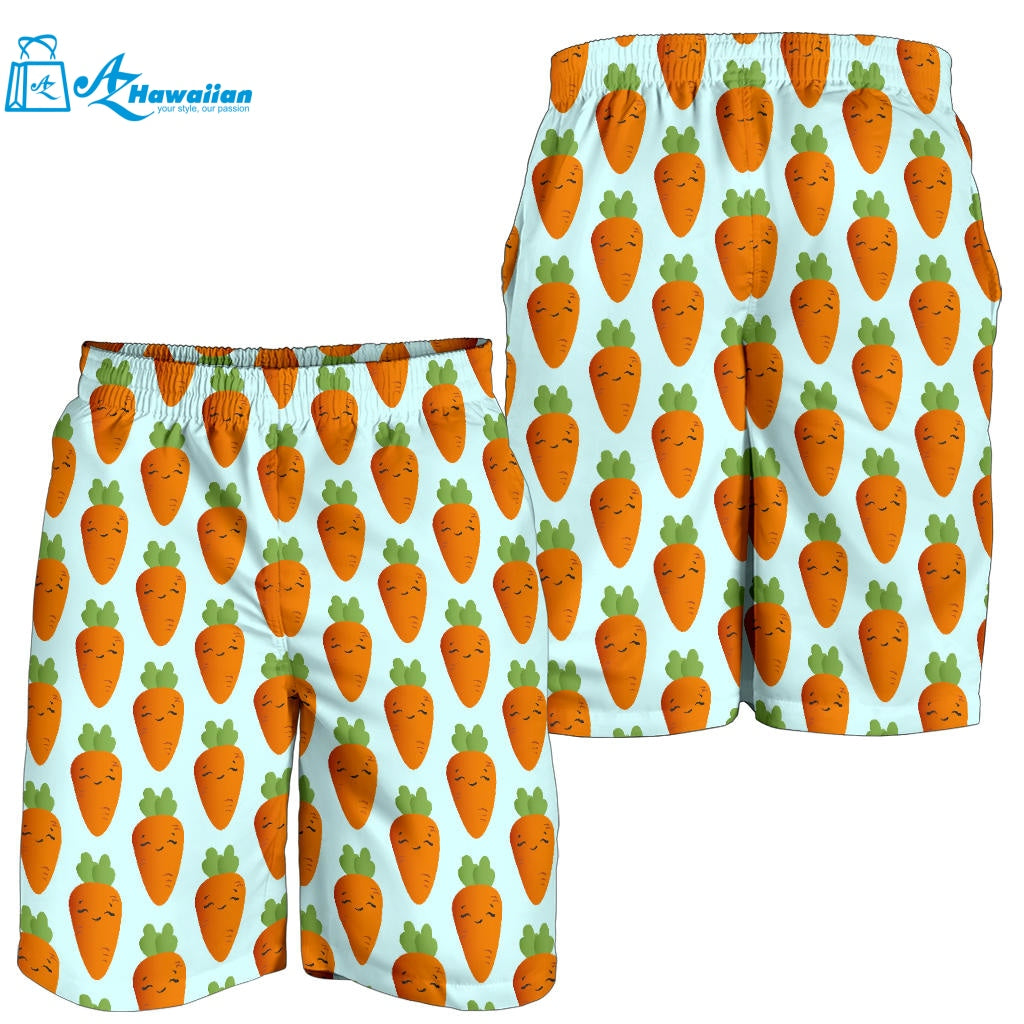 Carrot Pattern Print Design 03 Men Shorts