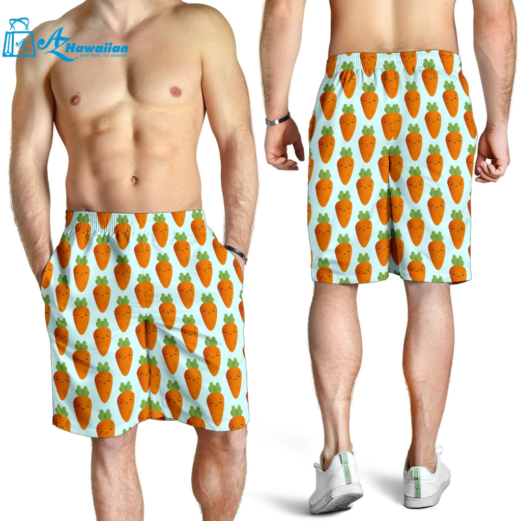 Carrot Pattern Print Design 03 Men Shorts